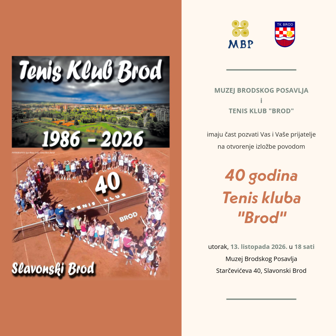 Read more about the article Otvorenje izložbe “40 godina Tenis kluba “Brod”